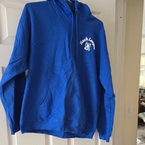 Blue Hoodie with Logo